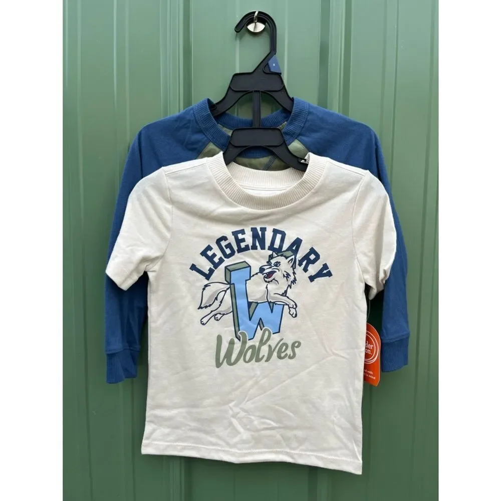 Toddler Boys Shirts & Pants 8-Piece Bundle Size 4T